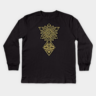 Seed of Life | Sacred Geometry Kids Long Sleeve T-Shirt